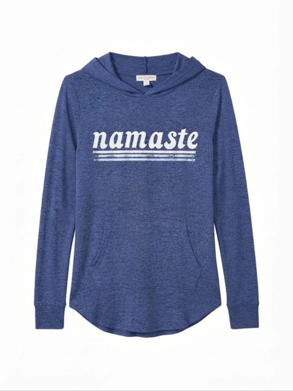 Grayson Threads Women's  Namaste Hoodie Blue Size Large